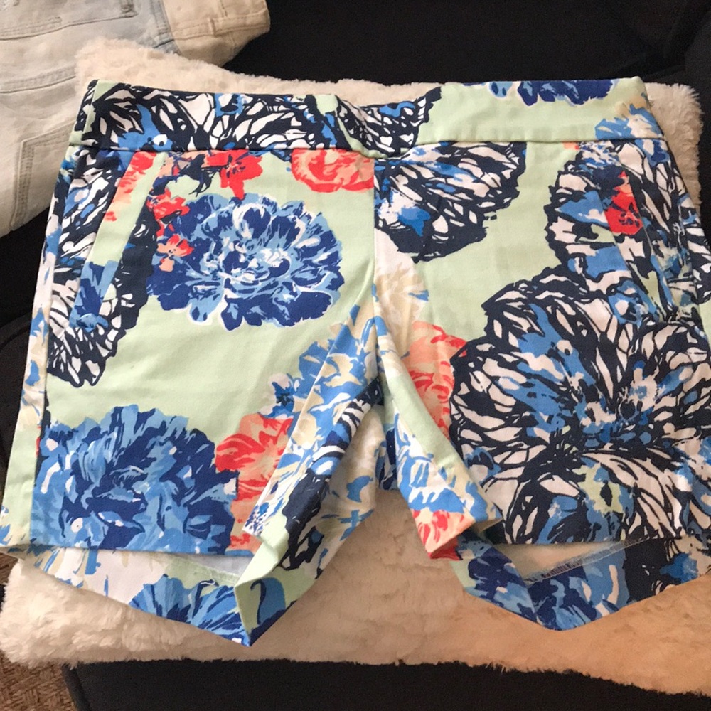 J Crew Floral 4” Shorts